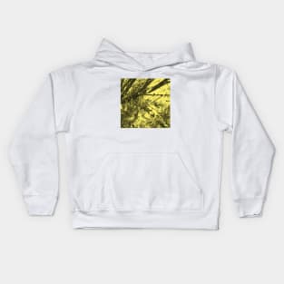 A sunlight tangle under a tree, autumn, fall, leaves, summer, tree, exotic, tan, xmas, nature, christmas, yellow, Kids Hoodie
